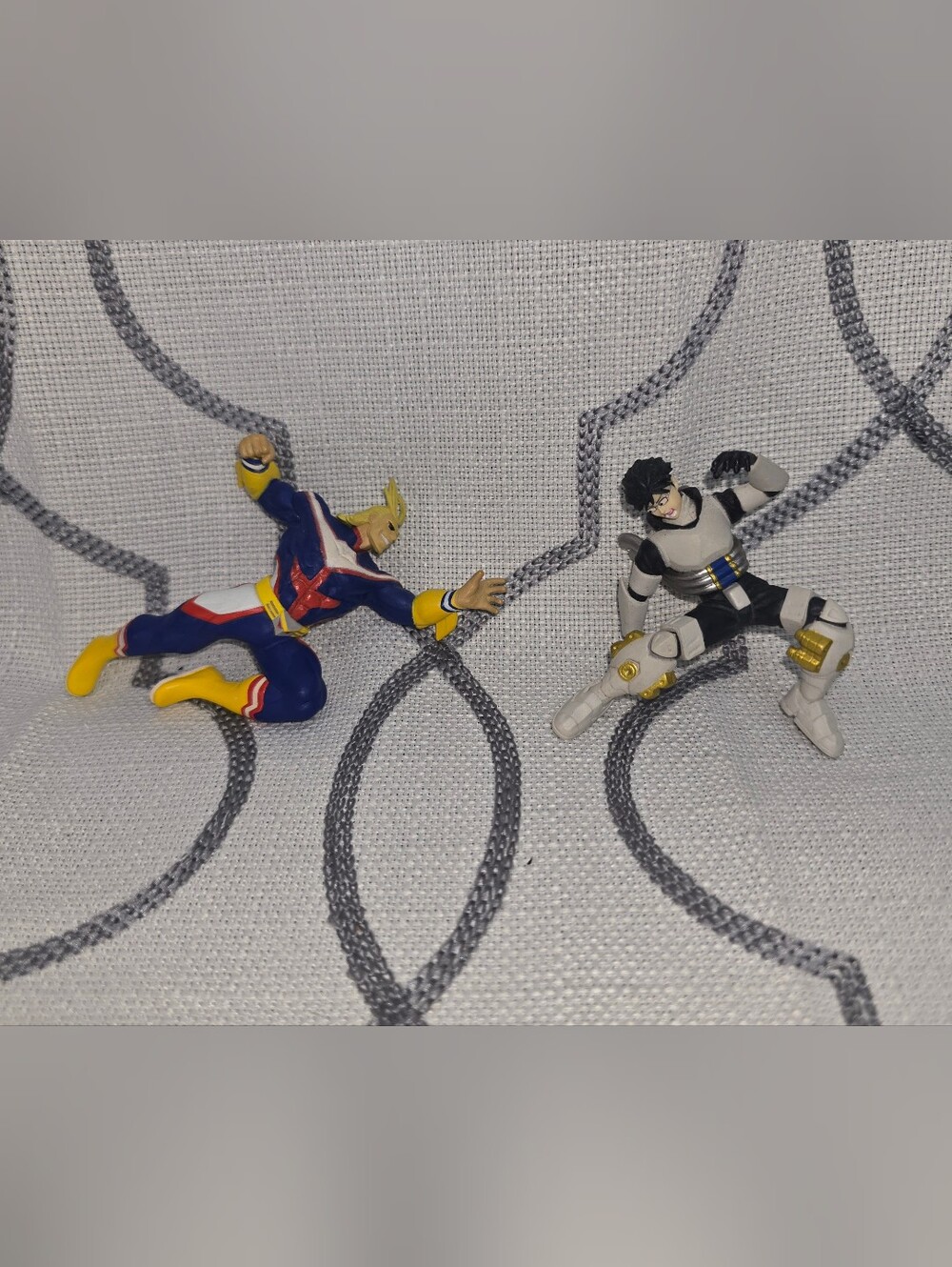 Bandai My Hero Academia 3½"H Mini Figures Lot Of 2 All Mighty And Tenta Lida